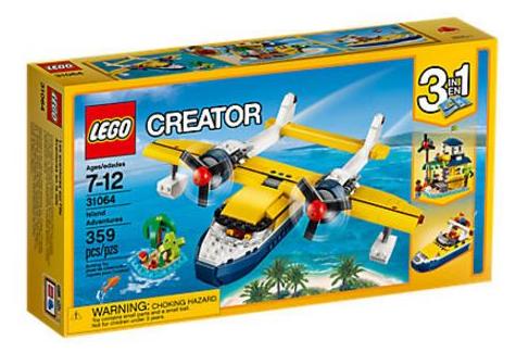 Lego Creator Aventuri pe insula 7-12 ani 