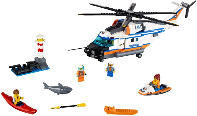 Lego City. Elicopter de salvare pentru conditii grele