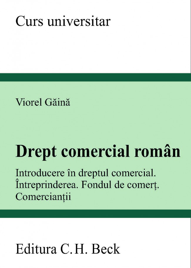 Drept comercial roman - Viorel Gaina