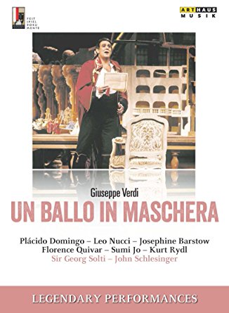 DVD Verdi - Un Ballo In Maschera - Placido Domingo, Leo Nucci - Georg Solti