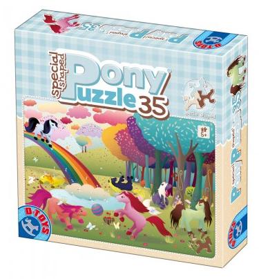 Pony Puzzle 35 - Bleu