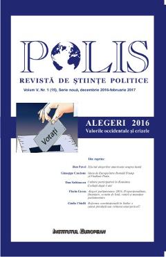 Poza produsului Polis Vol.5 Nr.1(15) Serie noua Decembrie 2016- Februarie 2017  Revista de Stiinte Politice