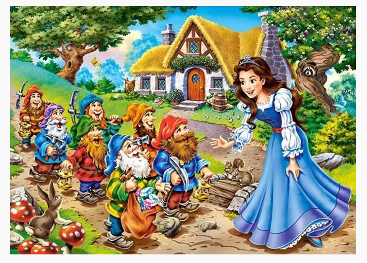 Puzzle 120. Snow White and the Seven Dwarfs