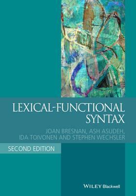 Lexical-Functional Syntax - Joan W Bresnan