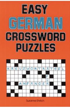 Easy German Crossword Puzzles - Suzanne Ehrlich