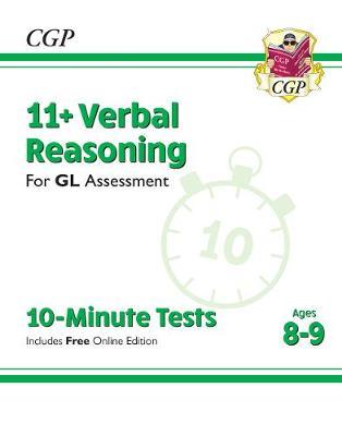 New 11+ GL 10-Minute Tests: Verbal Reasoning - Ages 8-9 (wit -  