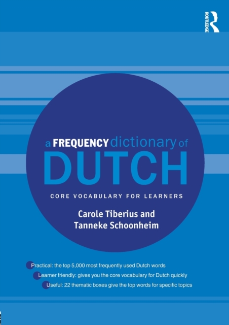 Frequency Dictionary of Dutch - Carole Tiberius