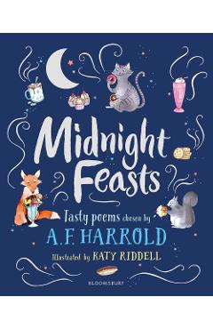 Coperta cărții 'Midnight Feasts: Tasty poems chosen by A.F. Harrold - AF Harrold'