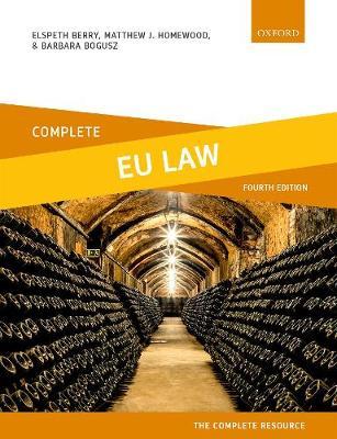 Complete EU Law - Elspeth Berry