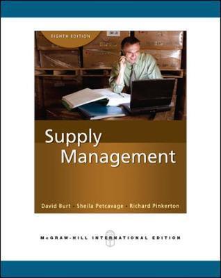 Supply Management (Int'l Ed) - David Burt