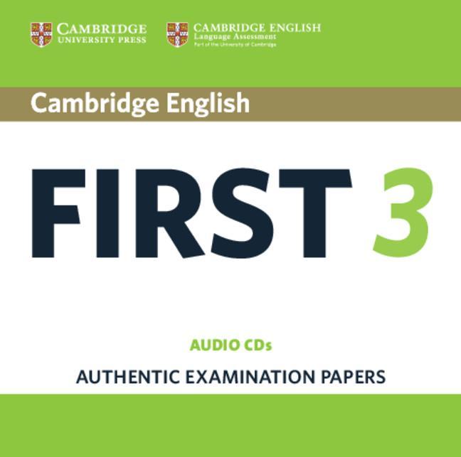 Cambridge English First 3 Audio CDs -  