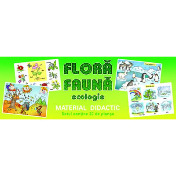 Planse. Flora fauna. Educatia ecologica (30 planse)