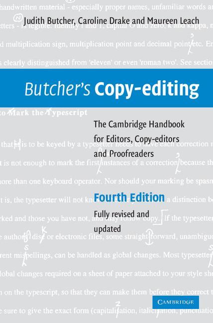 Butcher's Copy-editing - Judith Butcher