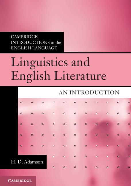 Linguistics and English Literature - Douglas Adamson