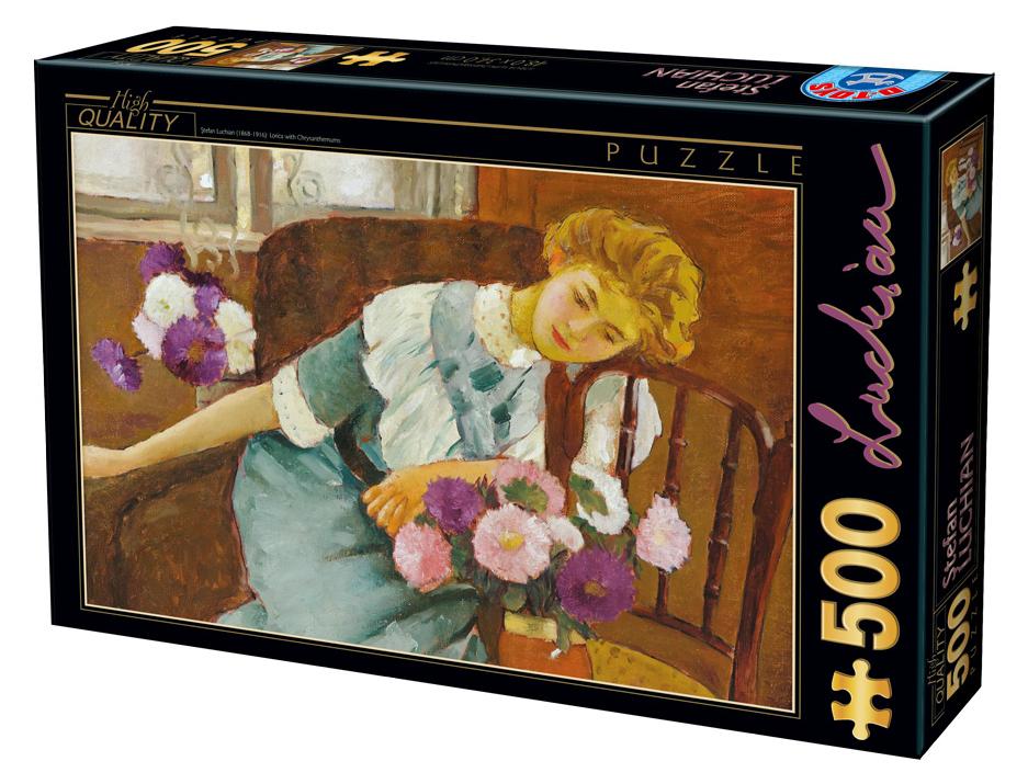 Puzzle 500, Lorica with Chrysanthemums