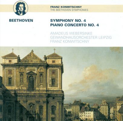 CD Beethoven - Symphony no.4, Piano concerto no.4 - Franz Konwitschny