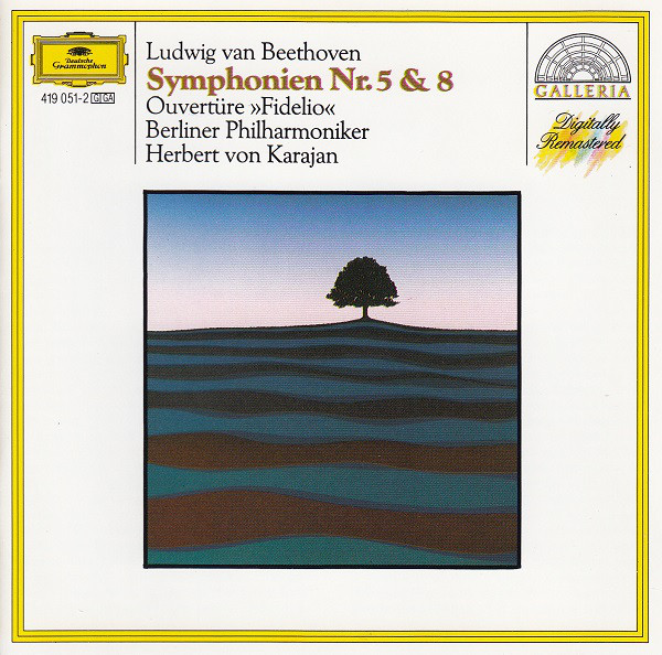 CD Beethoven - Symphonien nr. 5 & 8, Ouverture Fidelio - Berliner Philharmoniker, Hebert Von Karajan
