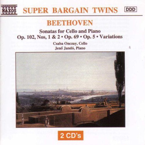 2CD Beethoven - Sonatas for cello and piano, Variations - Jeno Jando, Csaba Onczay