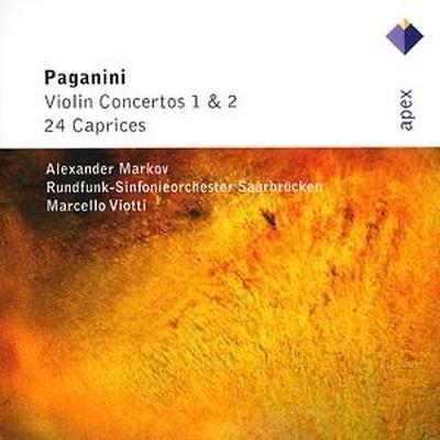 2CD Paganini - Violin concertos 1 & 2, 24 caprices