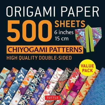 Origami Paper 500 sheets Chiyogami Designs 6 inch 15cm -  Tuttle Publishing