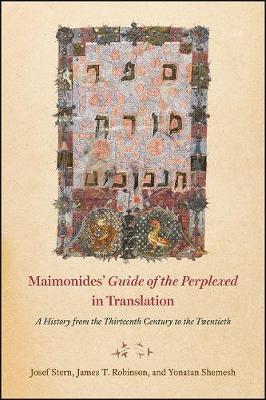 Maimonides' guide of the Perplexed in Translation - Josef Stern