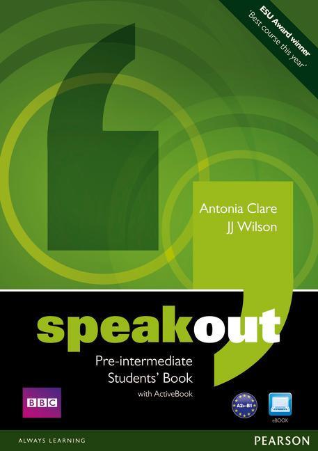 Speakout Pre-Intermediate Students book and DVD/Active Book - Antonia Clare