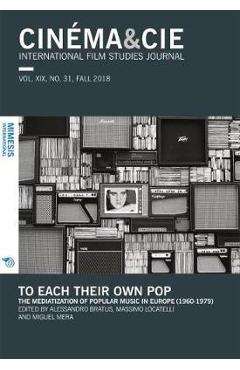 Poza produsului CINEMA&CIE, INTERNATIONAL FILM STUDIES JOURNAL, VOL. XIX, no - Alessandro Bratus