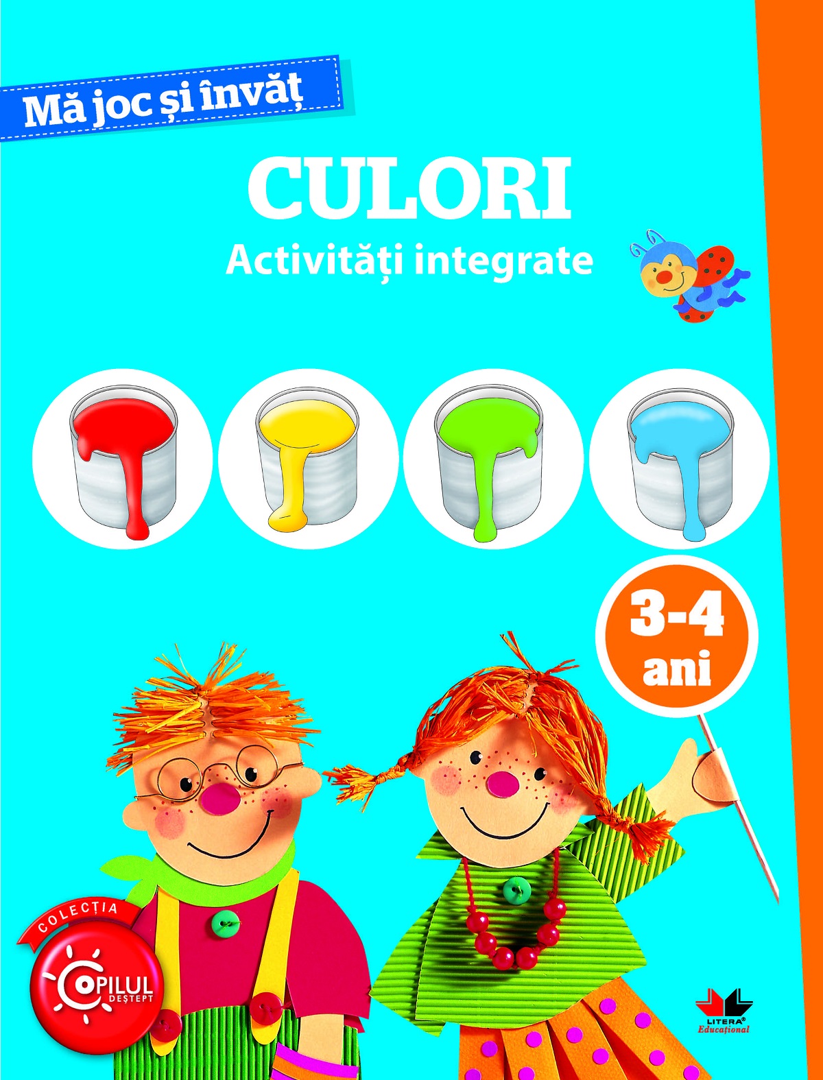 Coperta cărții 'Ma joc si invat: Culori. Activitati integrate 3-4 ani'