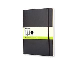 Moleskine Soft Extra Large Plain Notebook Black -  