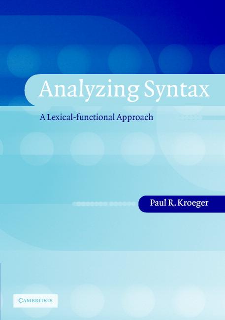 Analyzing Syntax - Paul Kroeger