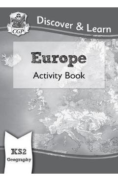 Coperta cărții 'New KS2 Discover & Learn: Geography - Europe Activity Book -'