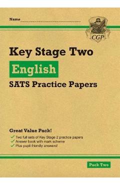 Coperta cărții 'New KS2 English SATS Practice Papers: Pack 2 (for the tests -'