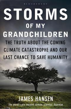 Coperta cărții 'Storms of My Grandchildren - James Hansen'