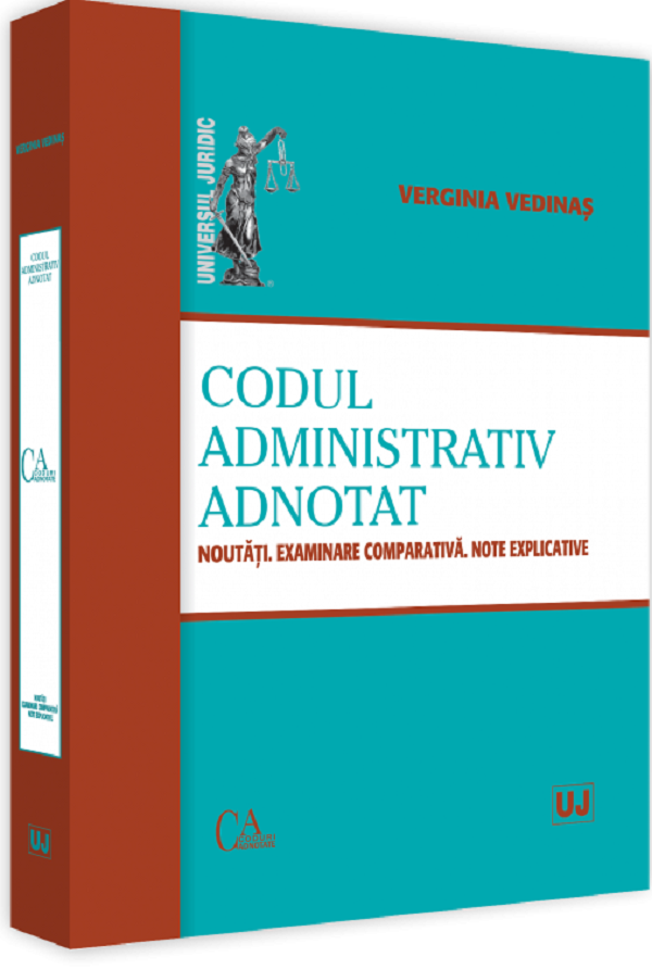 Coperta cărții 'Codul administrativ adnotat - Verginia Vedinas'