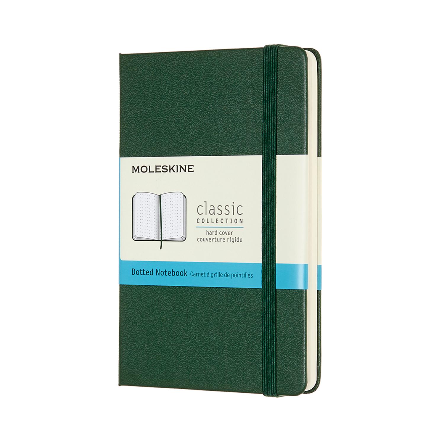 Pocket Dotted Myrtle Green HB Notebook -  