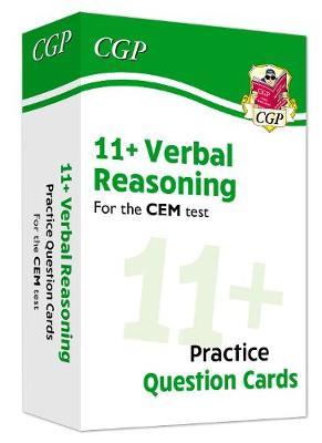 New 11+ CEM Verbal Reasoning Practice Question Cards - Ages -  