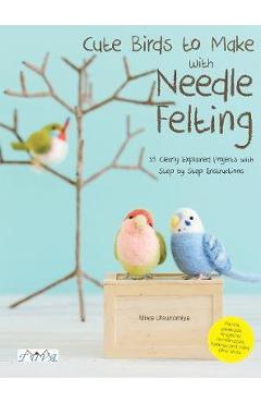 Poza produsului Cute Birds Made with Wool Felt - Utsunomiya Miwa