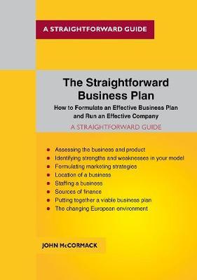 Straightforward Business Plan - John McCormack