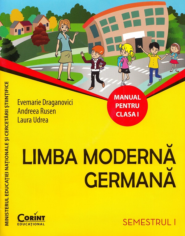 Limba moderna germana - Clasa 1. Partea 1 si 2 - Manual + CD - Evemarie Draganovici