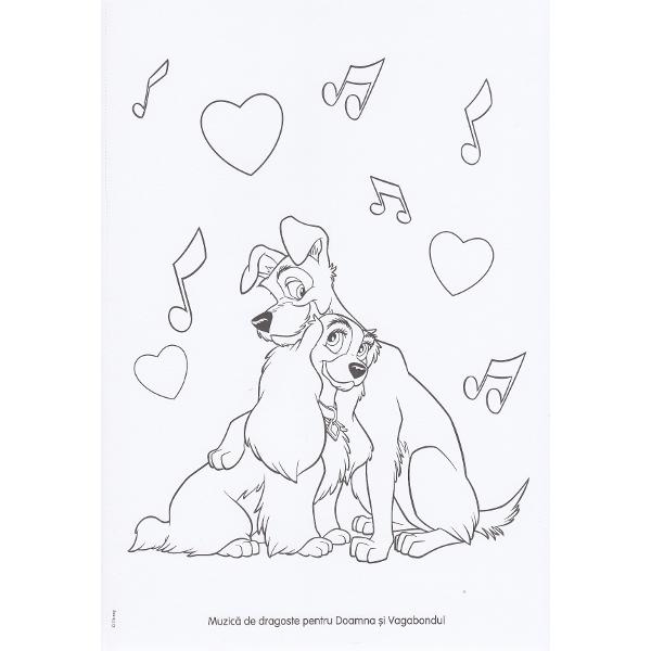 Sa pictam cu prietenii - Carte de colorat cu pensula si acuarele