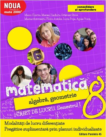 Matematica - Clasa 8. Partea I - Caiet de lucru. Consolidare - Marin Chirciu, Marian Haiducu