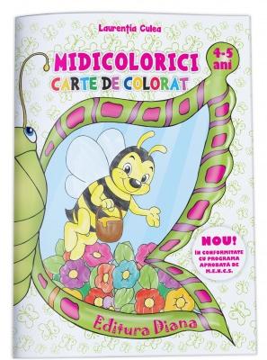 Midicolorici 4-5 ani - Carte de colorat - Laurentia Culea