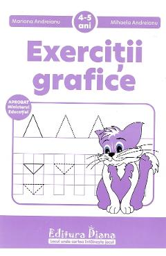 Exercitii grafice 4-5 ani - Mariana Andreianu, Mihaela Andreianu