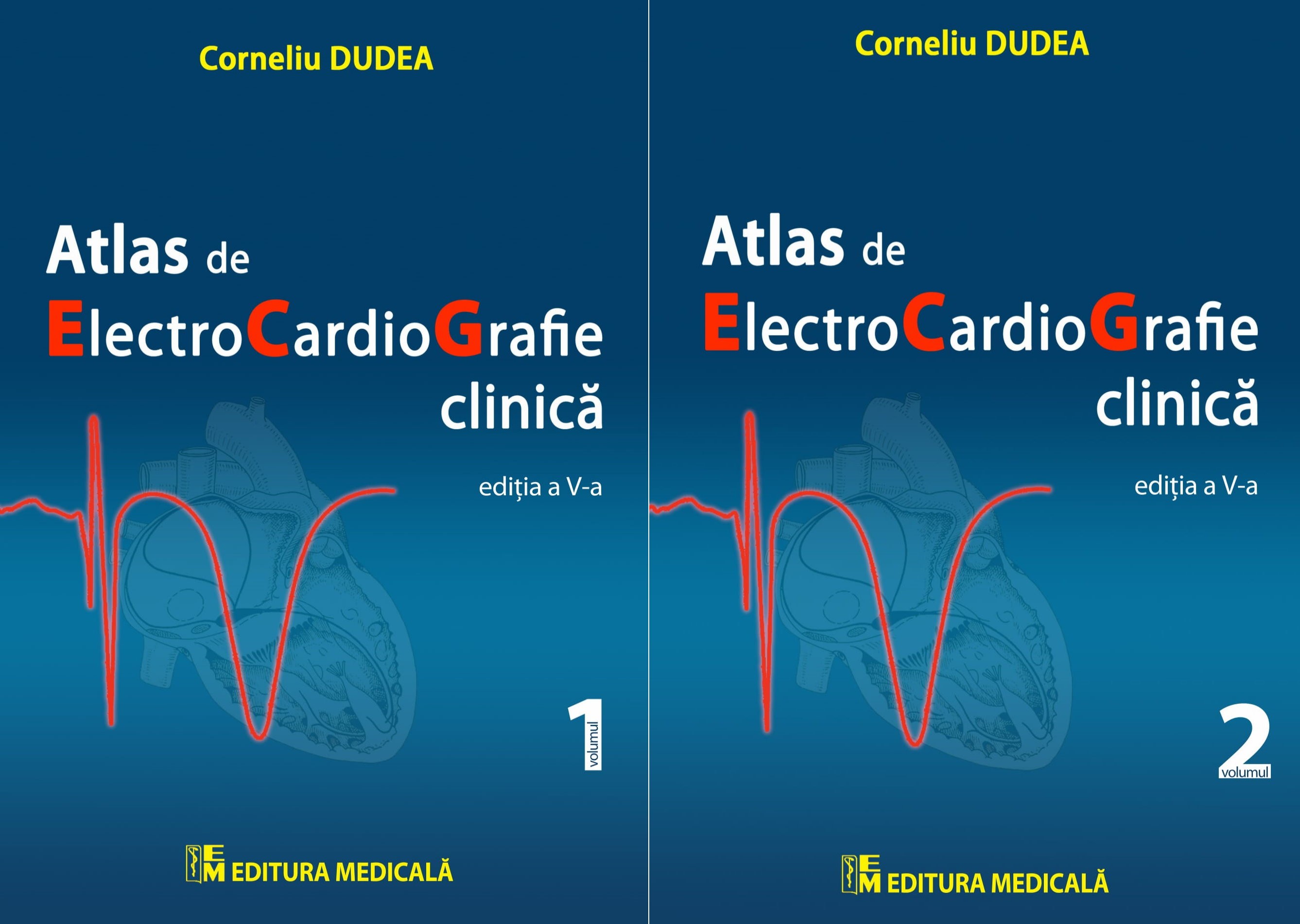 Atlas de electrocardiografie clinica vol.1+2 ed.5 - Corneliu Dudea