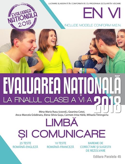 Evaluare nationala 2018 - Clasa 6 - Limba si comunicare - Mina-Maria Rusu