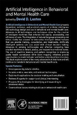 Artificial Intelligence in Behavioral and Mental Health Care - David D. Luxton