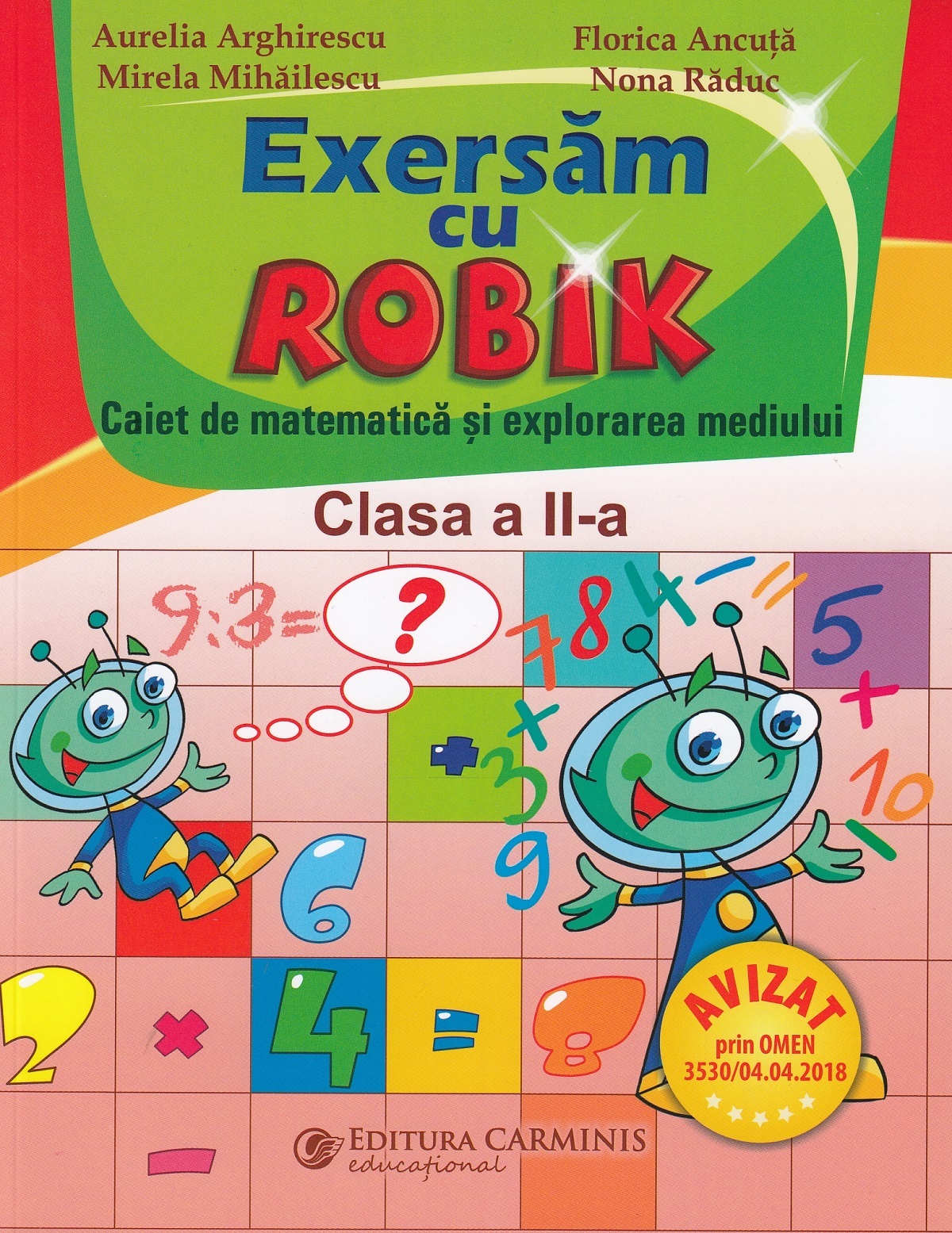 Matematica - Clasa 2 - Caiet . Exersam cu Robik - Aurelia Arghirescu
