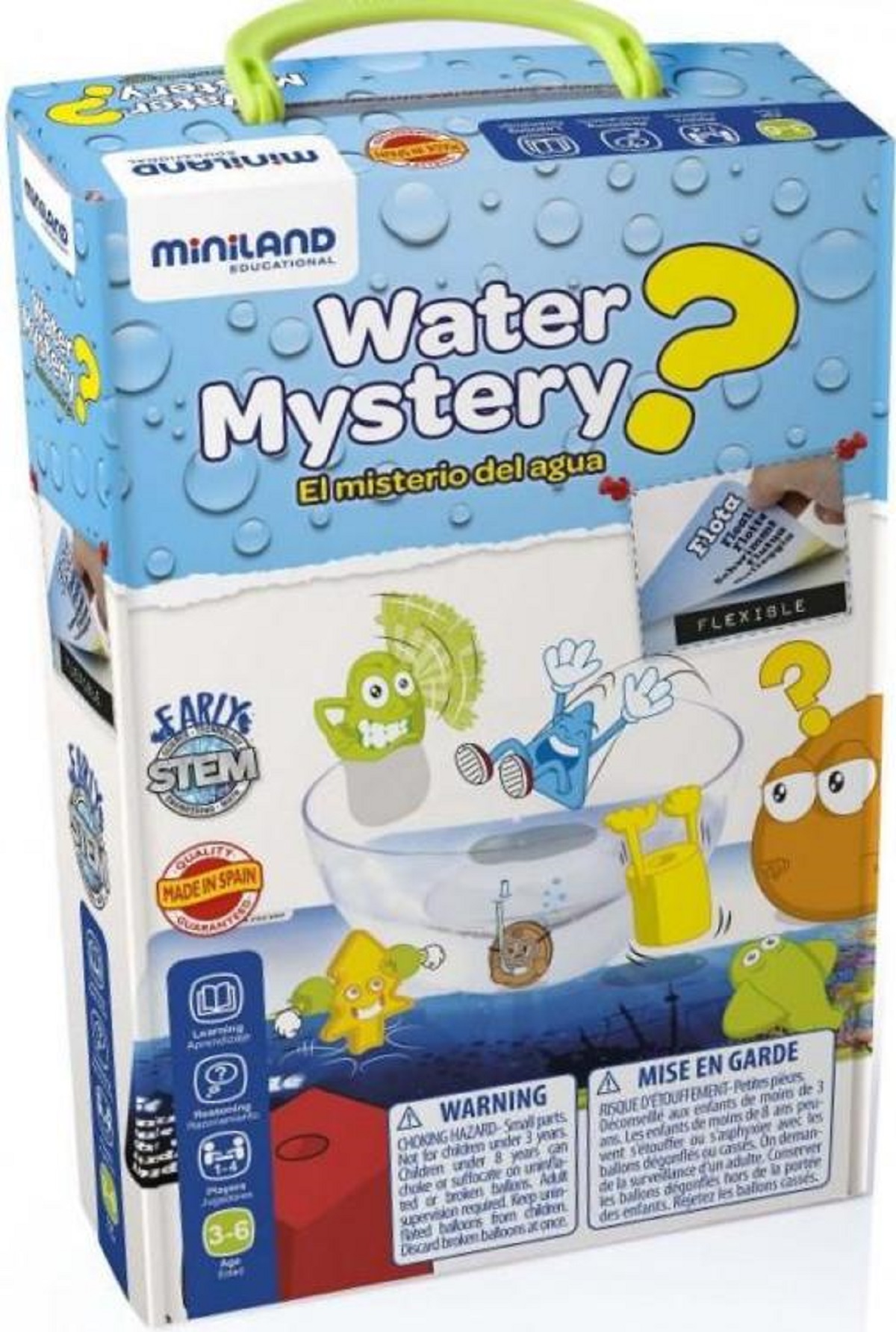 Water mystery. Set pentru experimente, Misterele apei