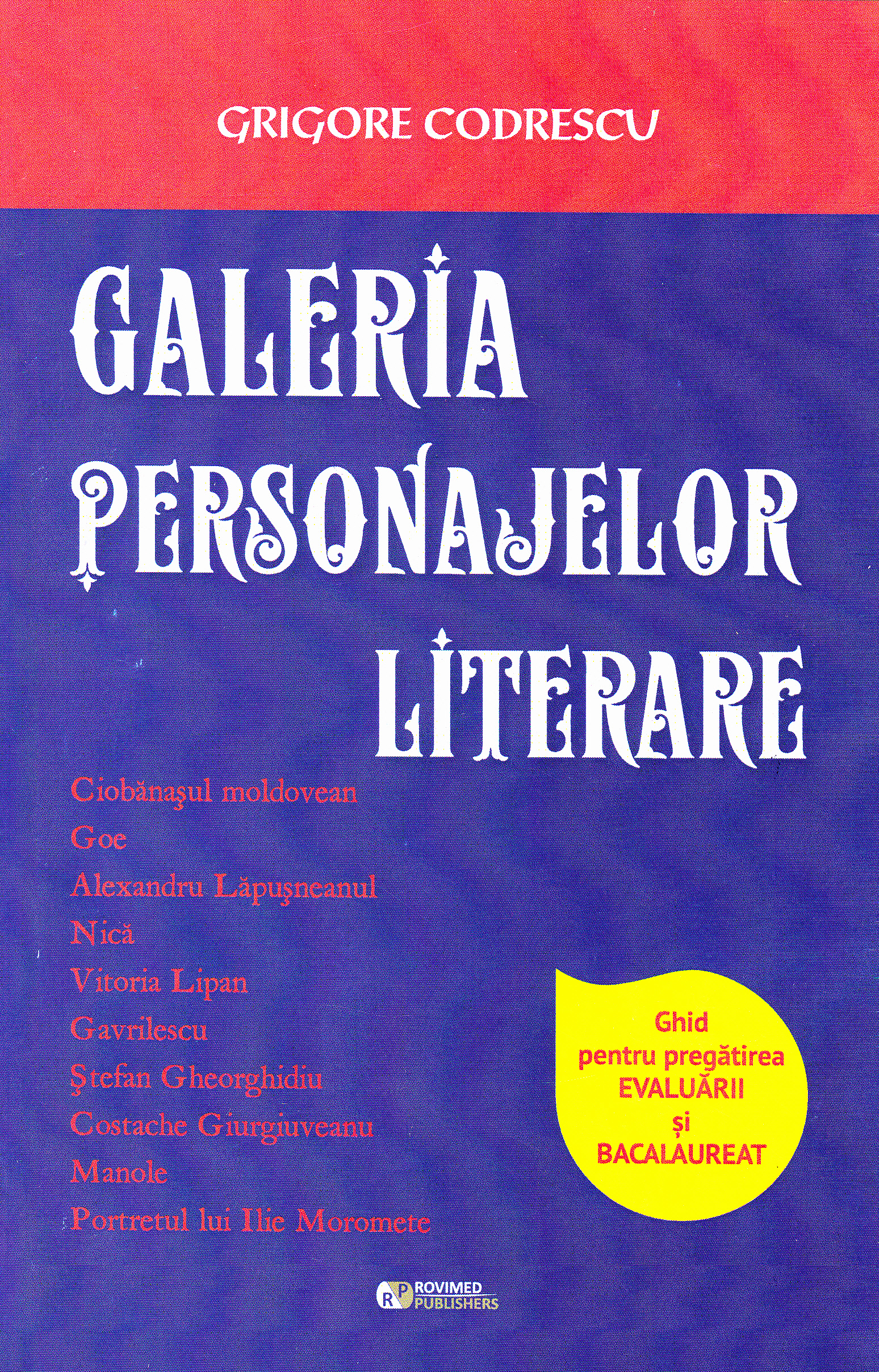 Galeria personajelor literare - Grigore Codrescu