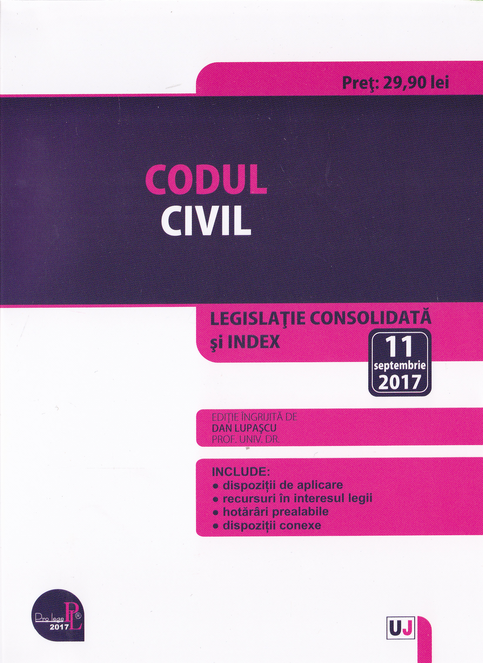 Codul civil 11 Septembrie 2017